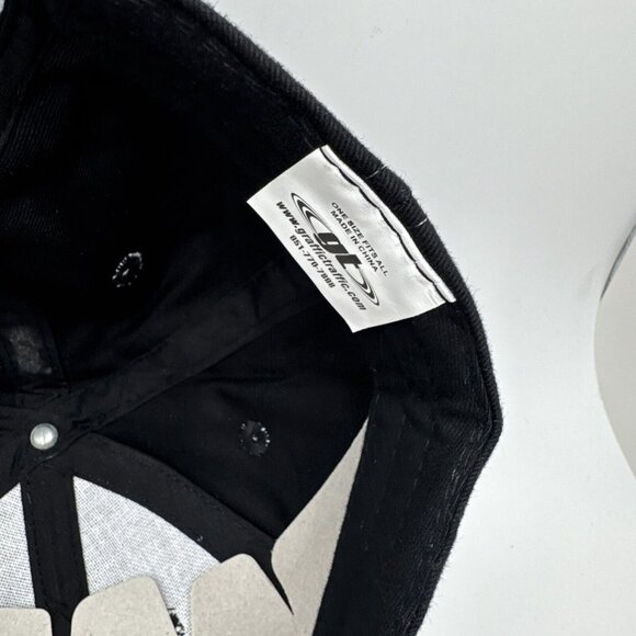 KOCH Trucking hat Cap  black red adjustable With Flames GR54 - Picture 5 of 5